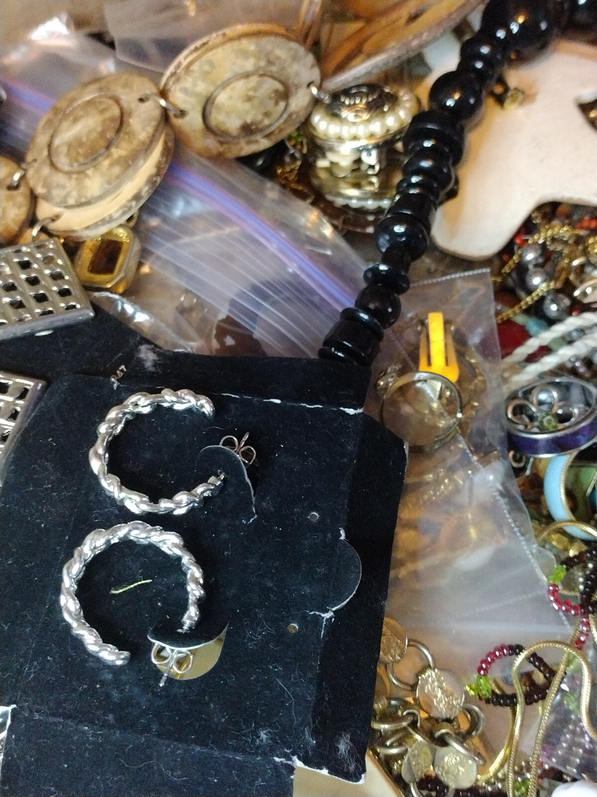 Jewelry Lot for crafts, repair, and reselling 3lbs plus See drescription
