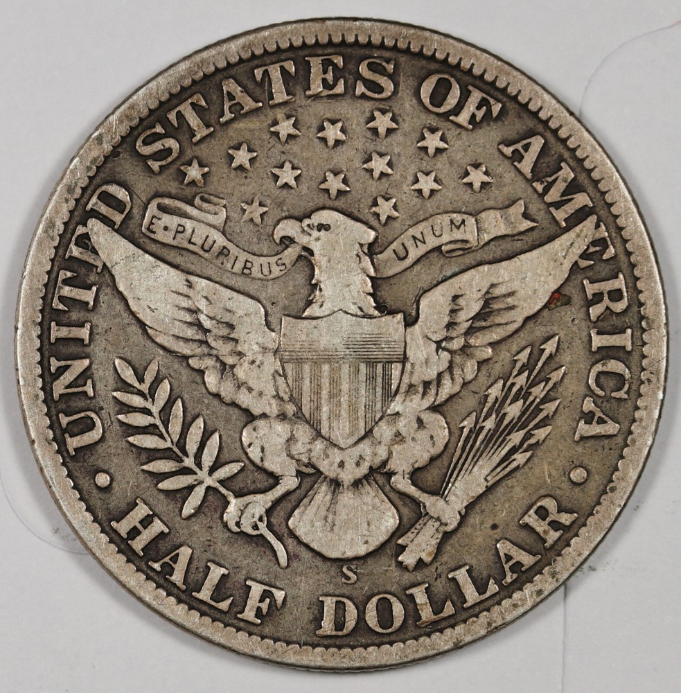 1911-s Barber Half. Fine. 196120