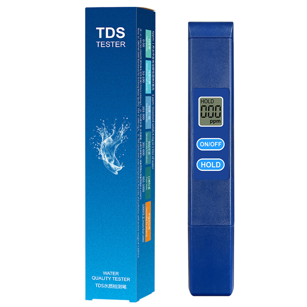 TDS Meter Digital Tester Water Quality Testing Tool for Drinking Water 0-9990ppm