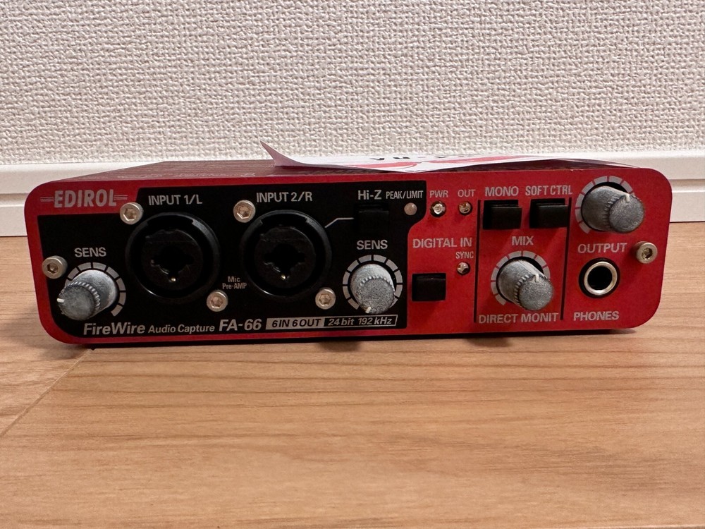 Roland Edirol FA-66 Firewire USB Audio Interface Capture Digital Recording