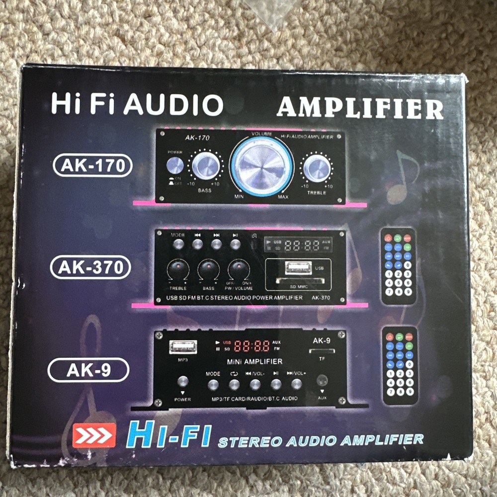 Hi-Fi Stereo Audio Amplifier AK-170
