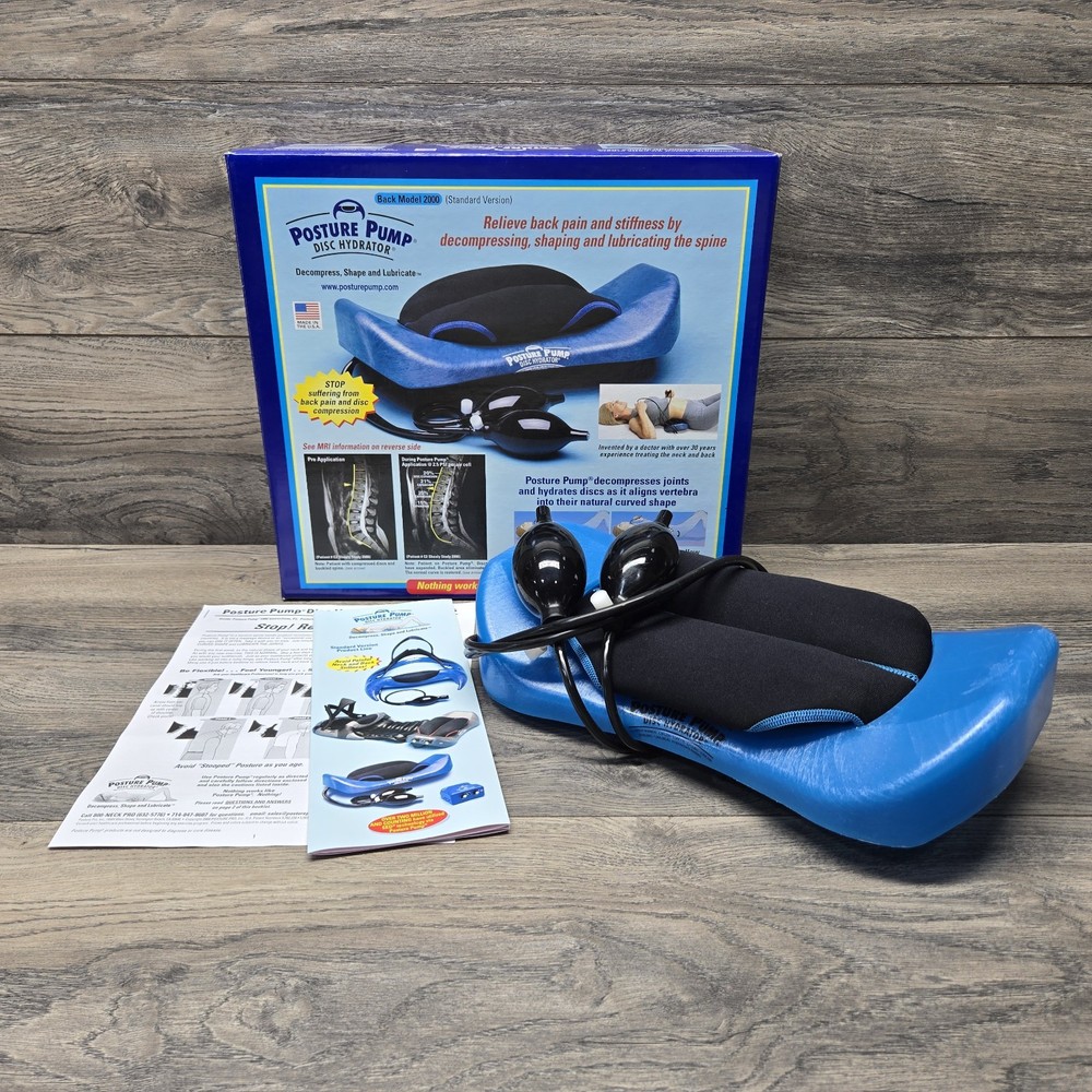 Posture Pump Back Exerciser Model 2000 Elliptical Rocker Relief Back Pain Pro