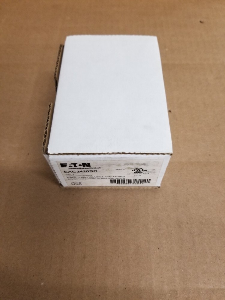 Eaton EAC2420SC AC Current Sensor 24 VDC loop , powered w/ solid-core housing