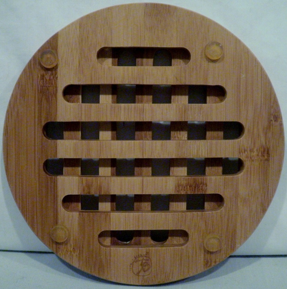 Totally Bamboo Round Trivet Hot Pad