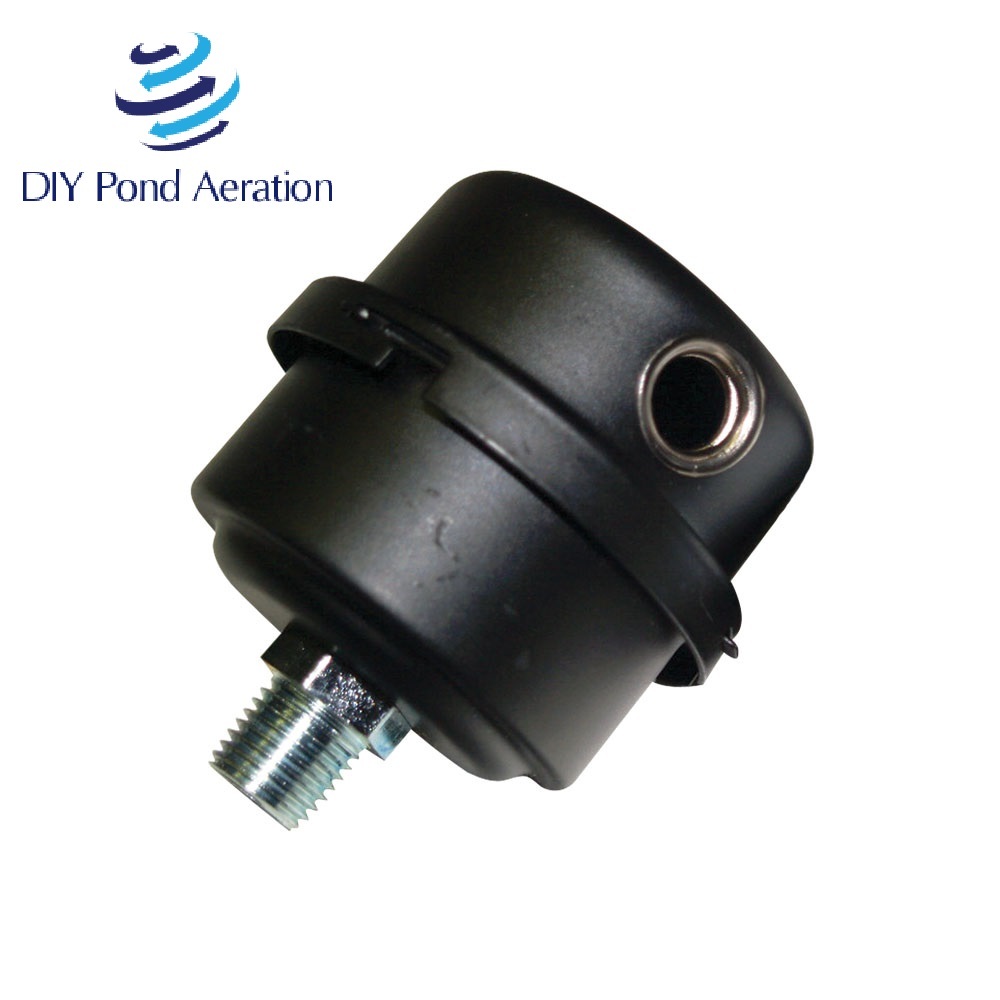3 PACK Pond Aeration Compressor Intake Muffler Filter - For Piston & Rotary Pump
