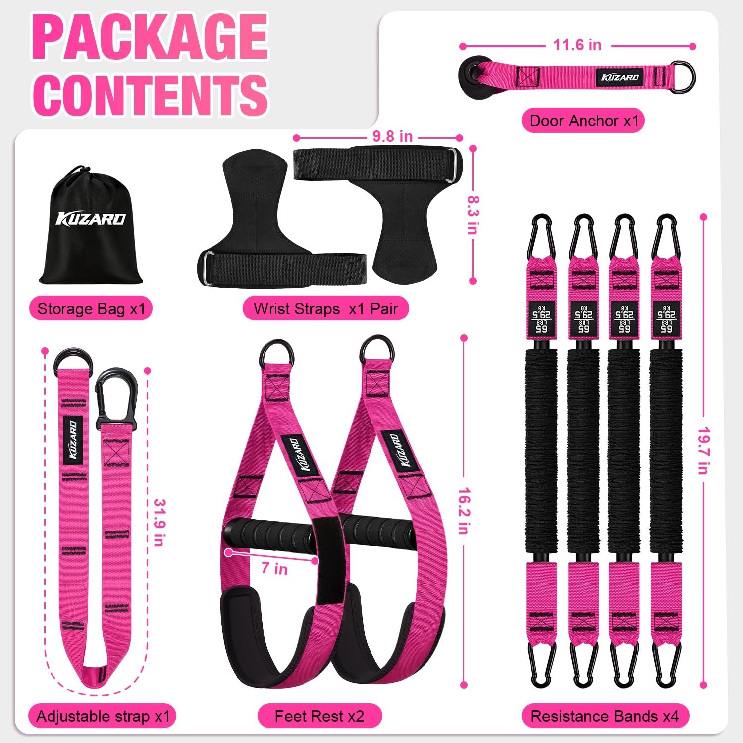 Pull Up Assistance Bands for Women, Heavy Duty Resistance Bands with Handles,...