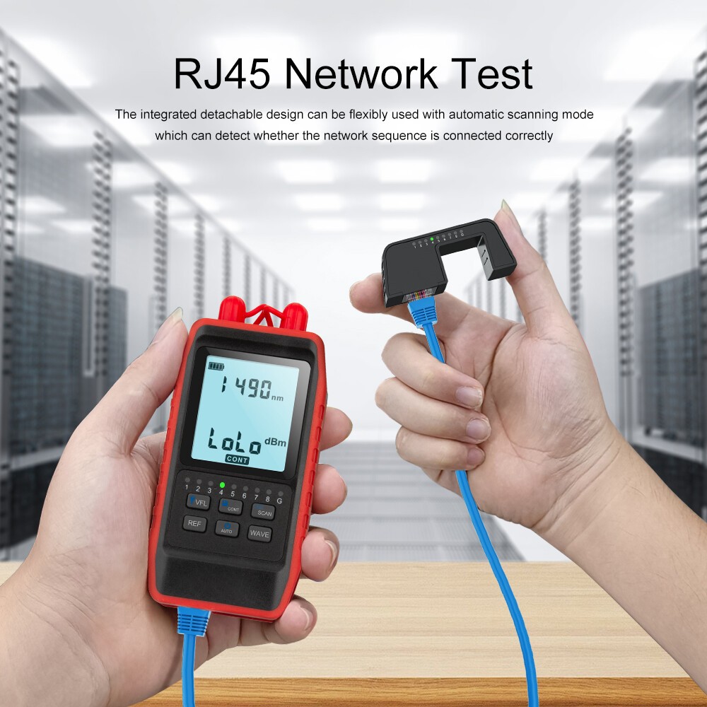 NOYAFA NF-908S Advanced Network Cable Tester Cable Length Optical Power Meter