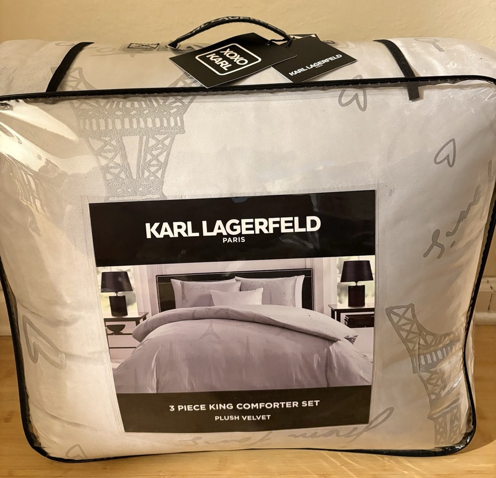 Karl Lagerfeld Comforter King Set