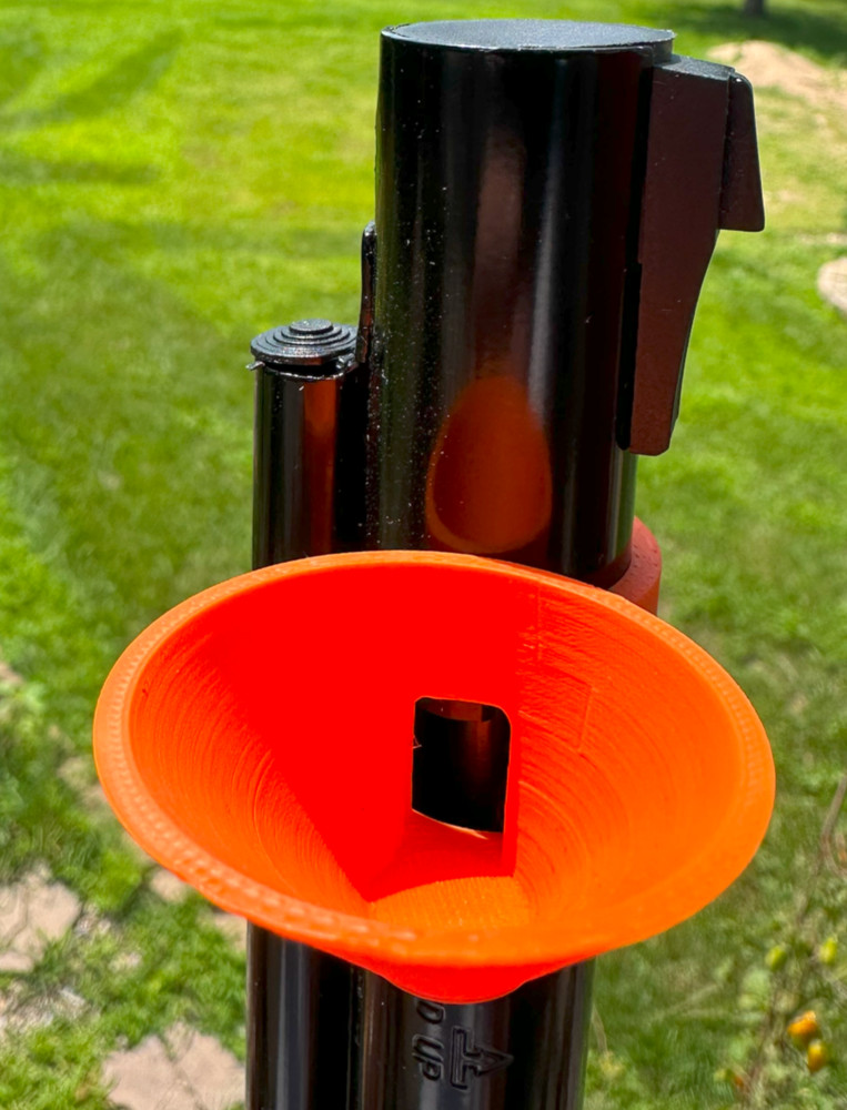 2 Pack - Red Ryder Daisy BB Gun Speed Loader Funnel - Bright Orange - Durable