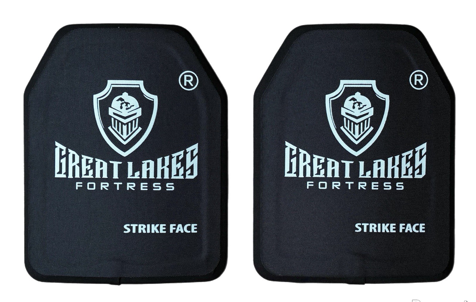 Level III+ AR600 Steel Body Armor Plates Pair 8 x 10 Curved Bulletproof Set (2)