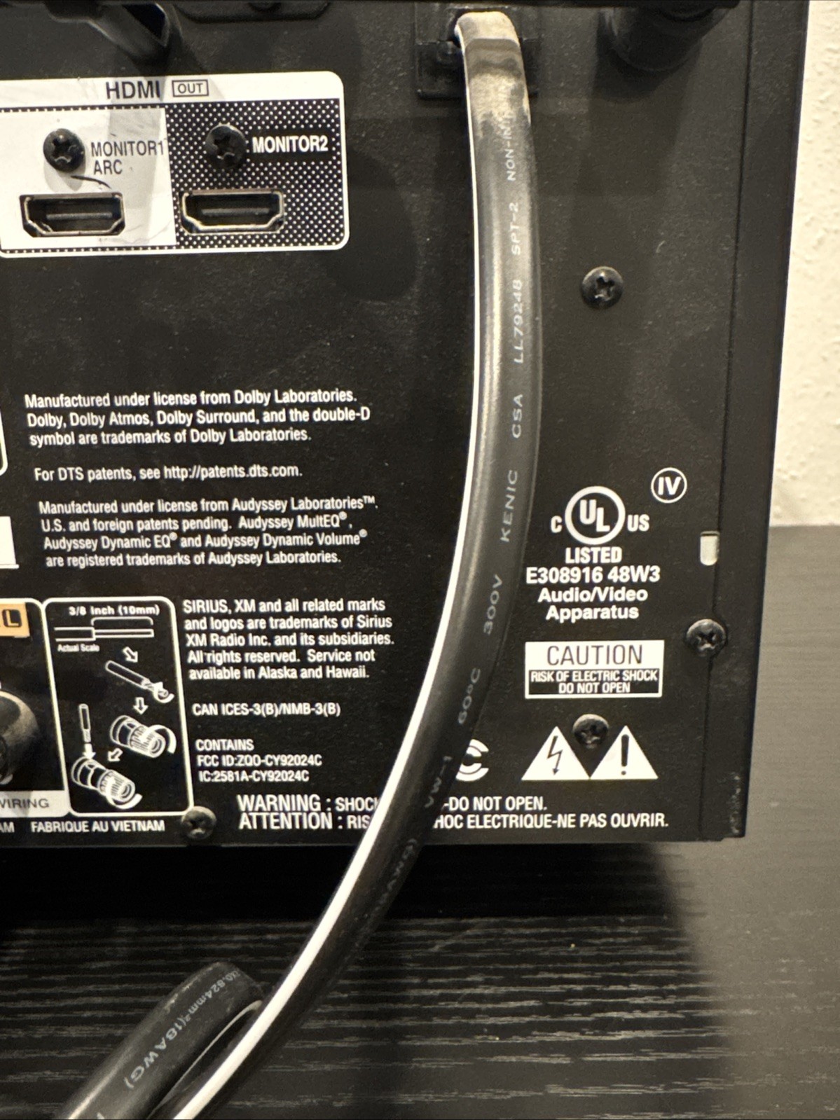 DENON 7.2-CHANNEL HOME THEATER RECEIVER | AVR-S910W GOOD CONDITION