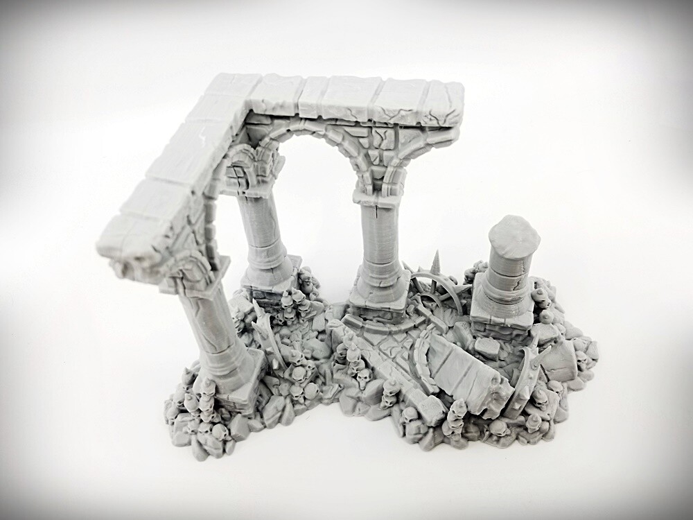 Ruined Columns - Grimdark- Deluxe Bundle (Large)- Tabletop Wargaming RPG terrain