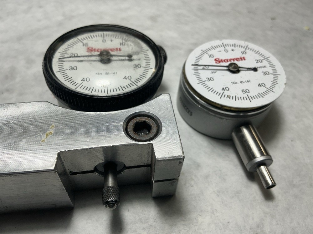 (2) Starrett No. 81-141 Dial Indicators