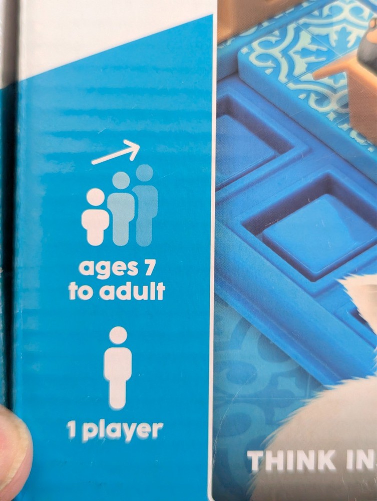 CATS & BOXES Single Player Logic Board Game 100% COMPLETE 2022