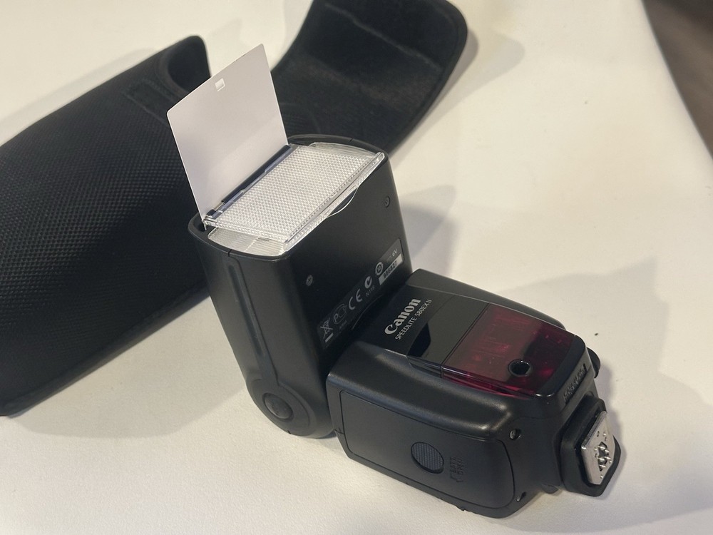 580EX II Flash, Pocket Wizard plus II, Sto Fen omni bounce diffuser