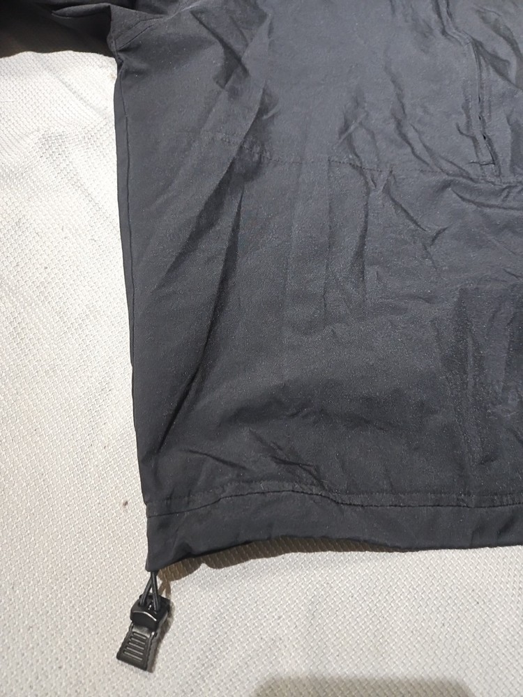 Vtg Zero Restriction Jacket Mens Medium Black 1/4 Zip Windstopper Pullover Y2k
