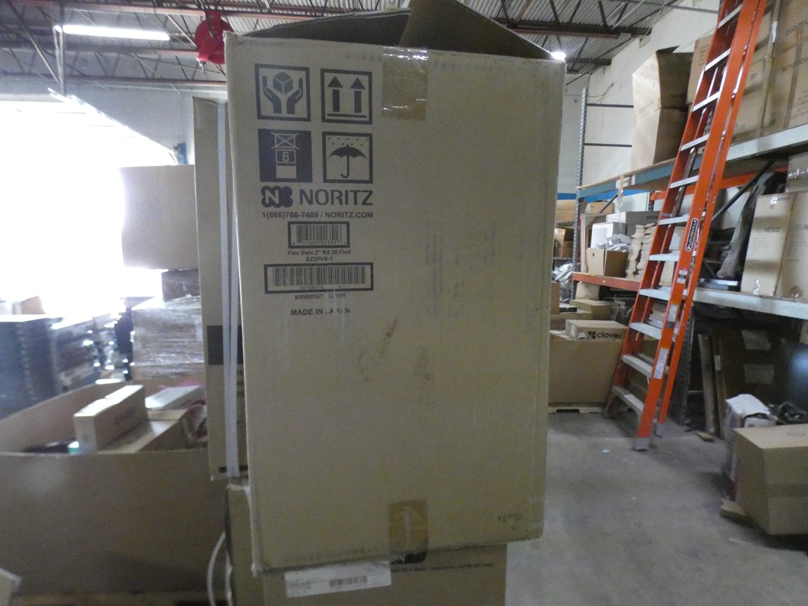 Noritz Flex Vent Kit - 2" - 25 Feet - For EZ98/111DV & EZTR50/75 EZ2FVK-1 (New)