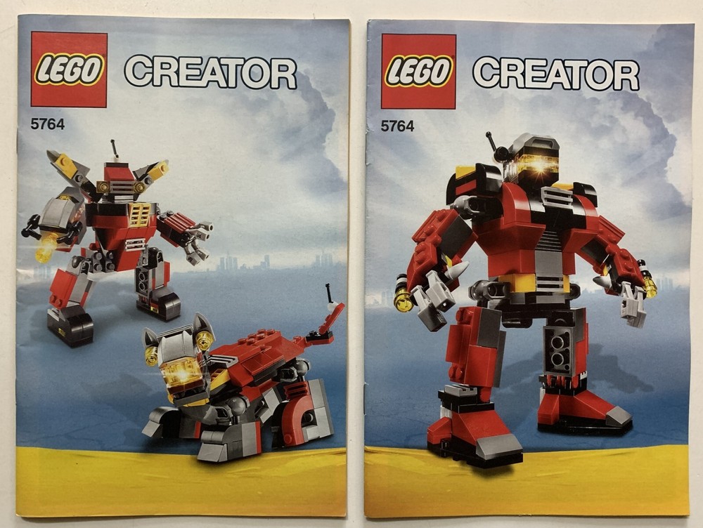 LEGO CREATOR MANUAL MANUALS 5764