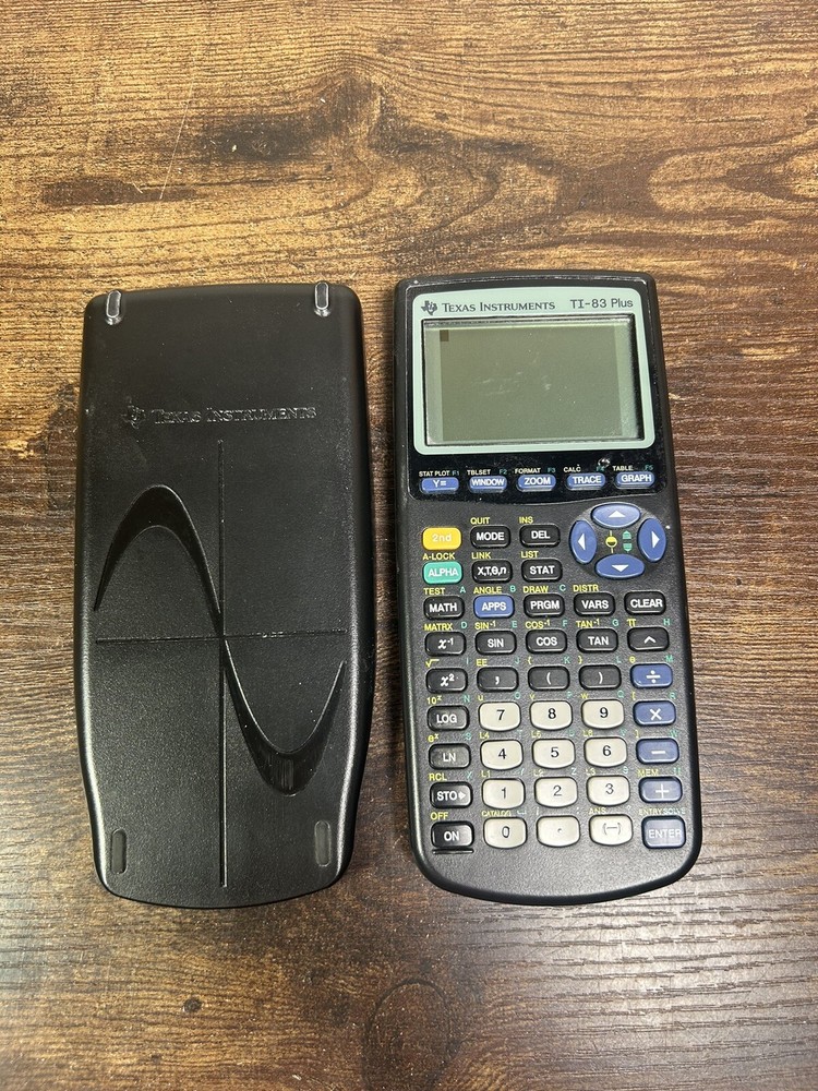 Texas Instruments TI-83 Plus Graphing Calculator w/ Protective Case | TESTED