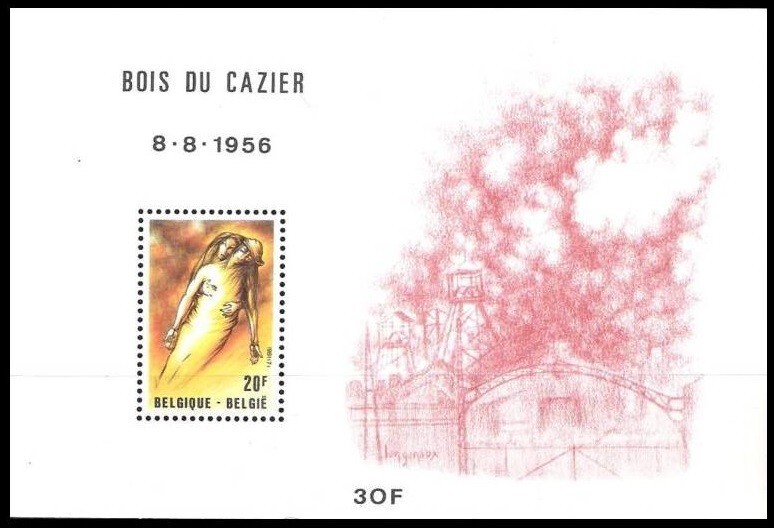 Belgium 1981 MNH MS, Marcinelle mining disaster
