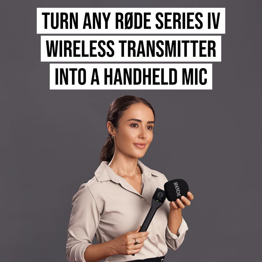 Interview GO Handheld Adaptor for Wireless Microphones (Black)
