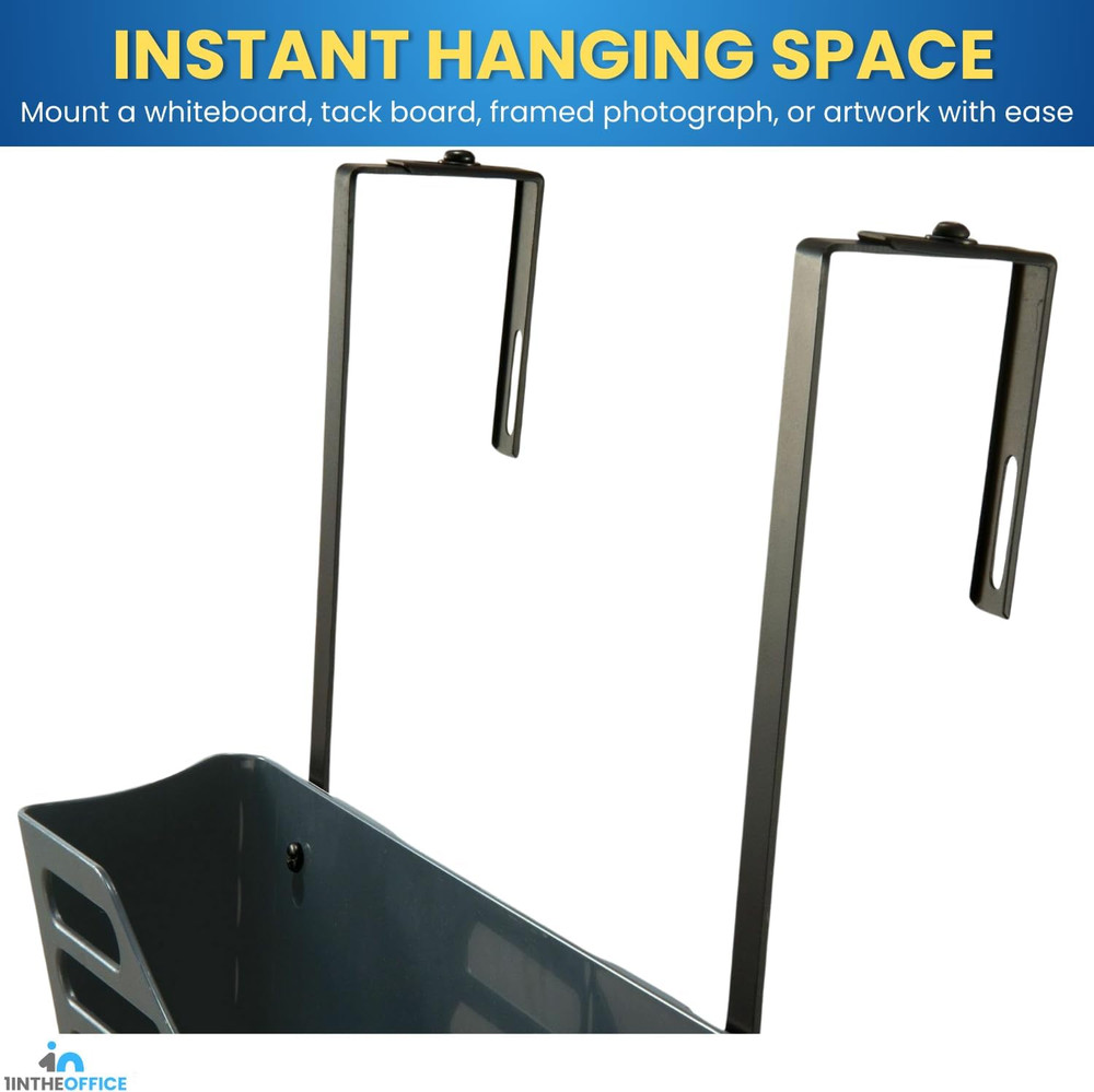 Cubicle Hangers, Adjustable, 4/Pack