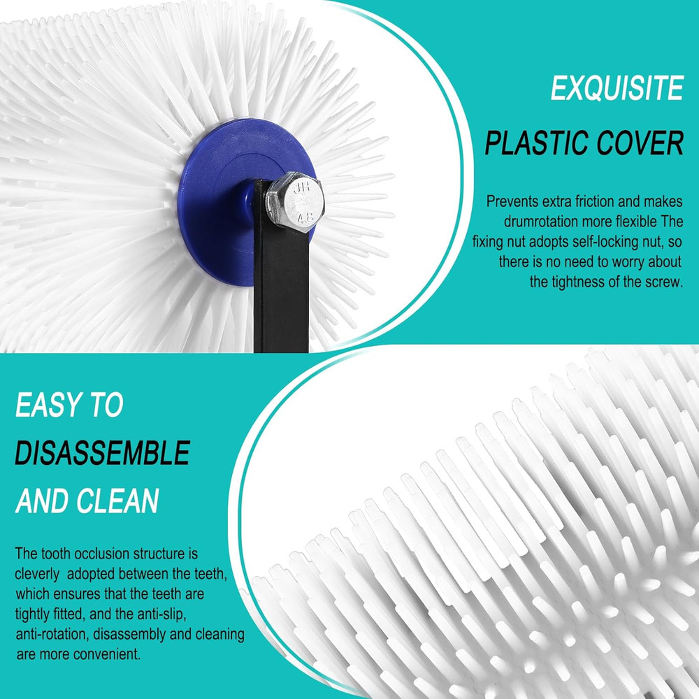 Spiked Roller for Self Leveling,9” Floor Leveling Spiked Roller for Self Levelin