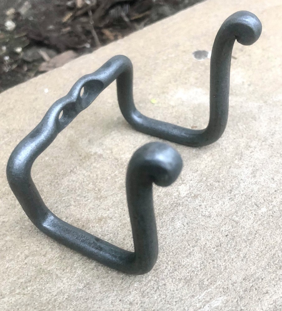 HAND-FORGED Iron Axe/Sword/Hammer Mount Display - Blacksmith Strong Artisan Hook