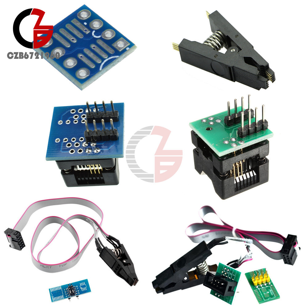 SOP8 SOIC8 Flash Chip IC Test Clips 150mil Socket Adpter Programmer Converter