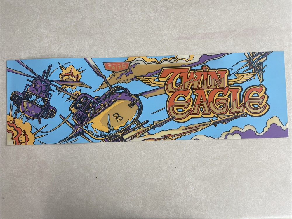 Twin Eagle Taito Original Arcade Marquee