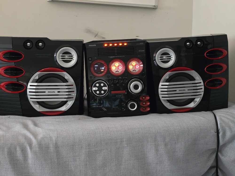 Philips C577 Mini Hi-Fi System – Ultimate Gaming Audio & USB PC Link, Fully Serv