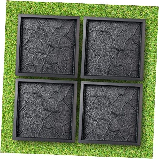 Plastic Molds Concrete Set Patio Paving Mold 4 pcs - Big Large Pathmaker