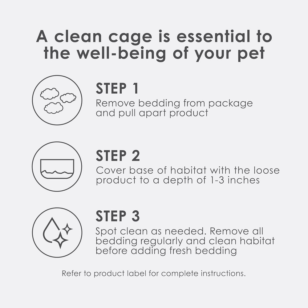 Clean & Cozy Paper Bedding for Small Pets