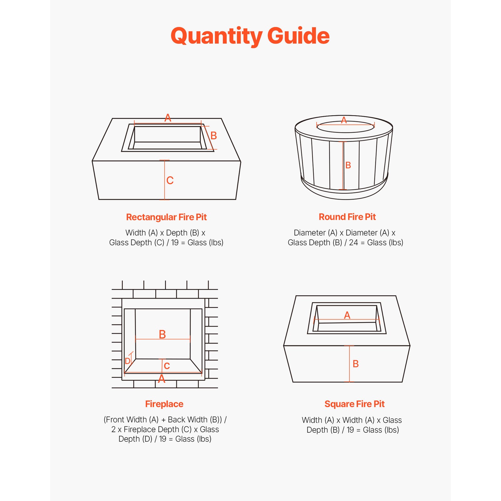 Uimoso 10 lbs Clear 1/2-Inch Fire Pit Glass for Fireplace and Table