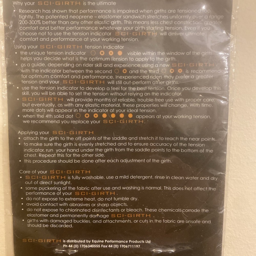 Sci-Girth Fully Flexible Stretch Neoprene Girth Large