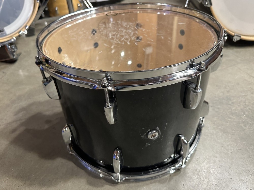14" Pearl Studio Session CLASSIC Rack Tom BLACK 10x14 OptiMount MINTY!! #BL2