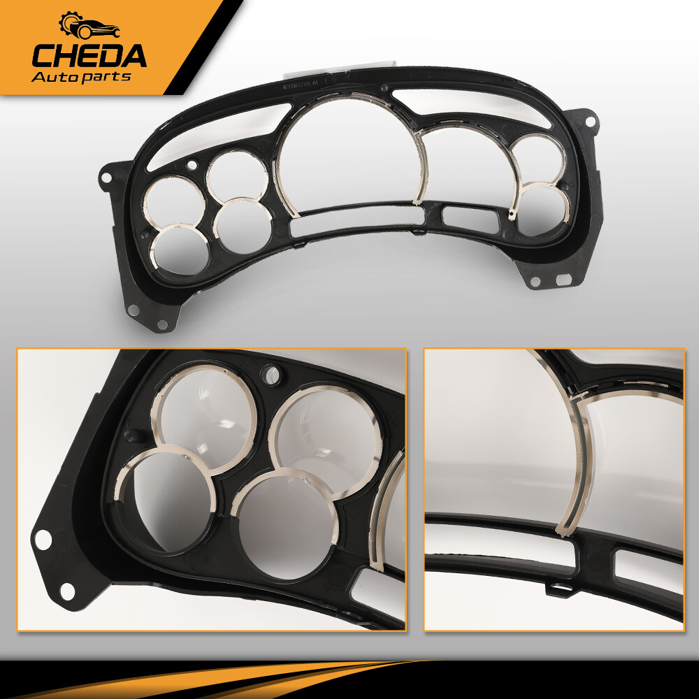 Gauge Cluster Lens Cover Chrome Ring Fit For 03 04 05 06 GM Trucks SUVs Escalade