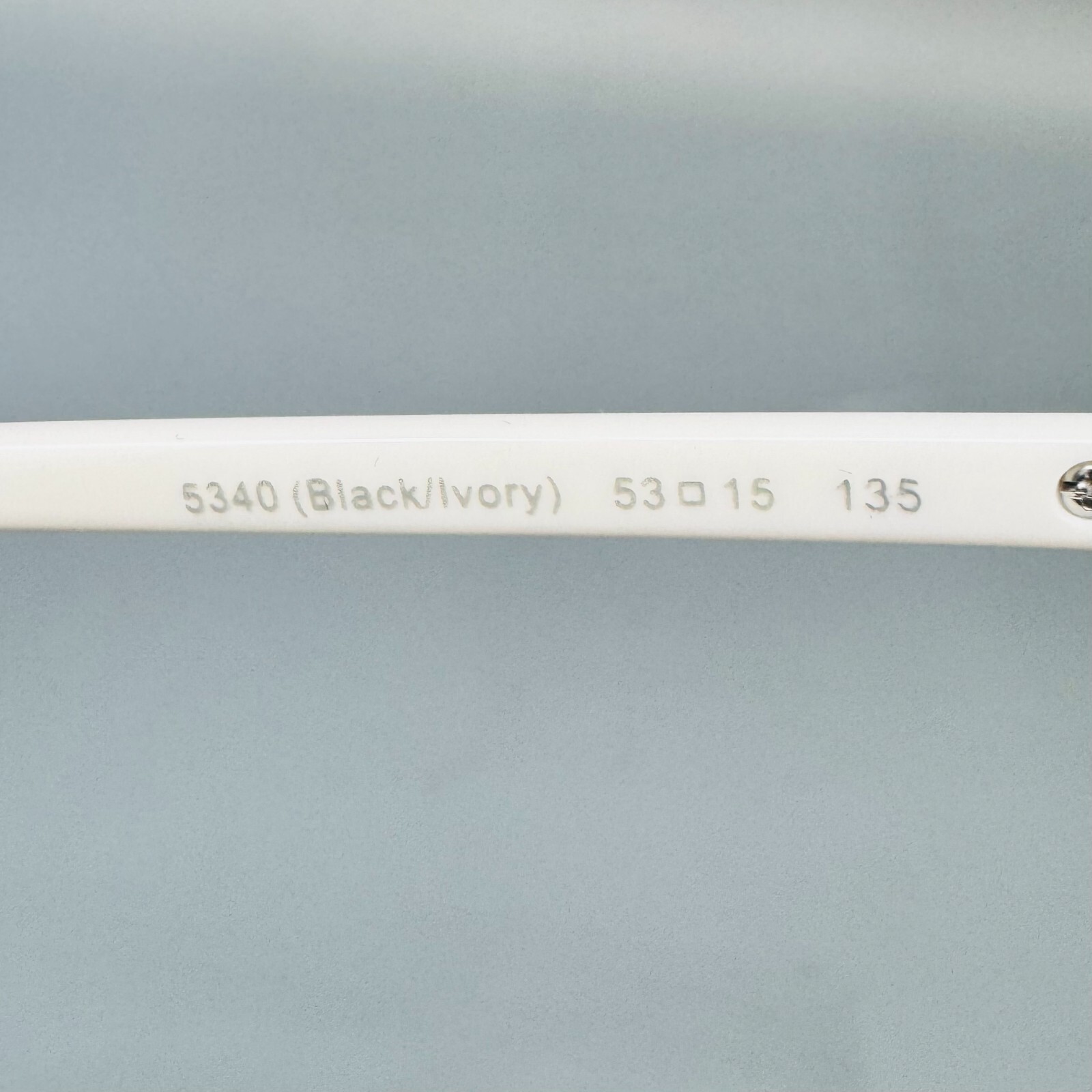 COACH HC 6077 / 5340 Eyeglasses 53-15-135mm - BLACK/IVORY 100% Original NO CASE!