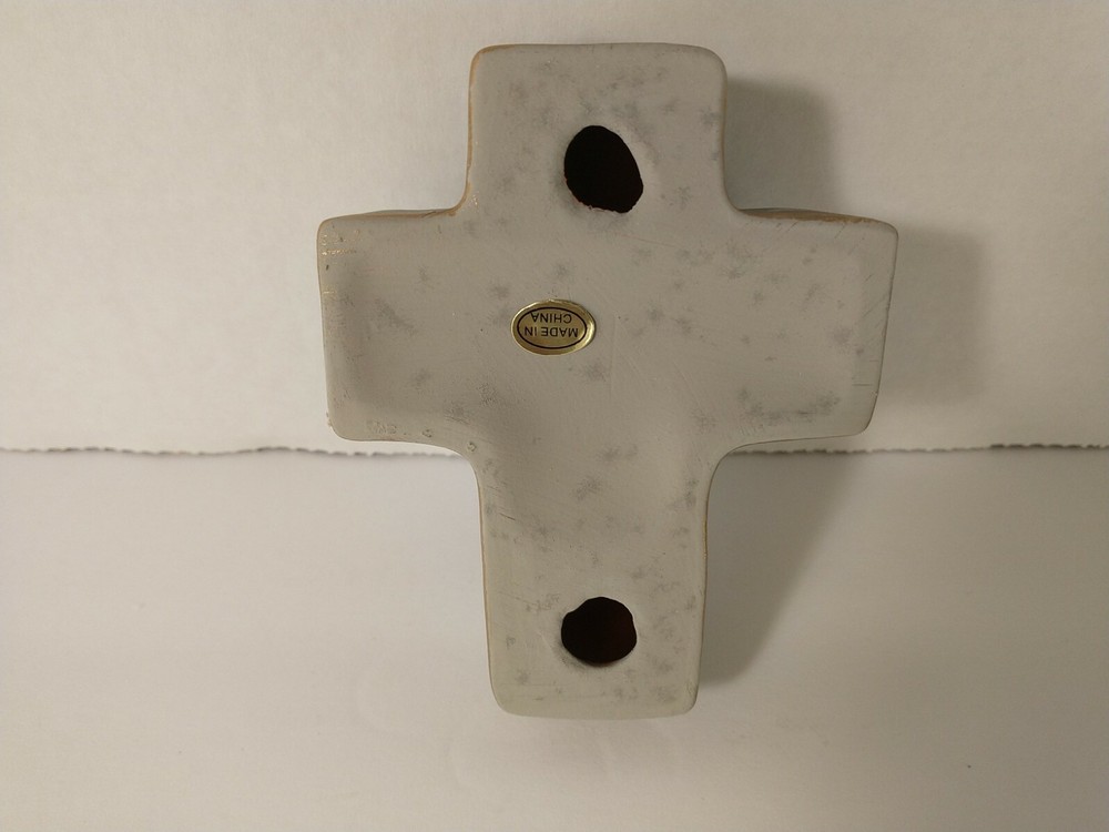 Decrotive Cracker Barrel Easter Christian Clay Cross Open Box
