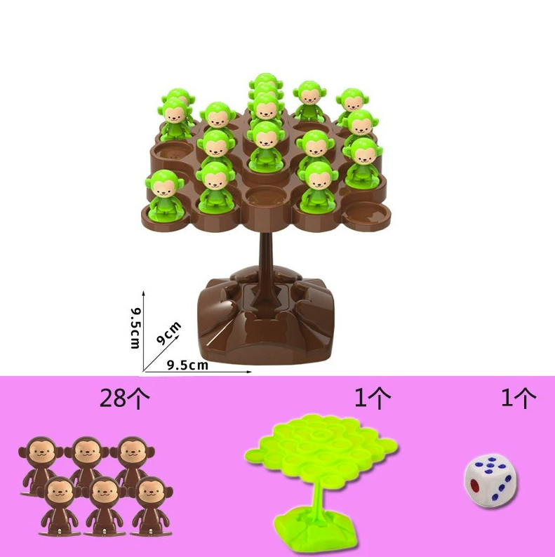 1set Monkey Balance Math Toy Kids Learning Scale Counting Game - NEW