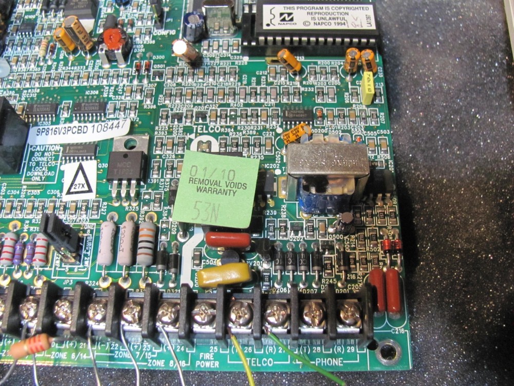 NAPCO GEMINI P816 LOT