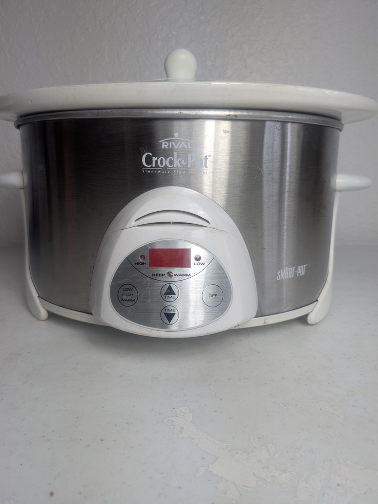 Rival 6 Qt. Crock Pot Programmable Smart-Pot Model SCVC651