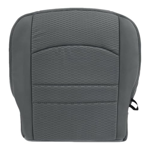 Driver Side Bottom Replacement Cloth Seat Cover Gray Compatible with Dodge