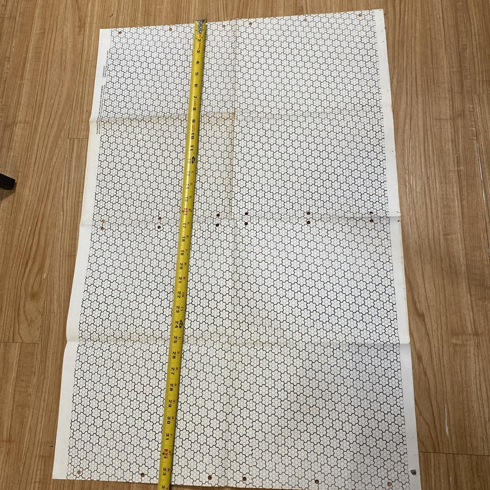 (3) Vtg RPG Gamescience Mega-Hex Sheets 16mm Wargaming D&D 22 x 35 *See Notes*