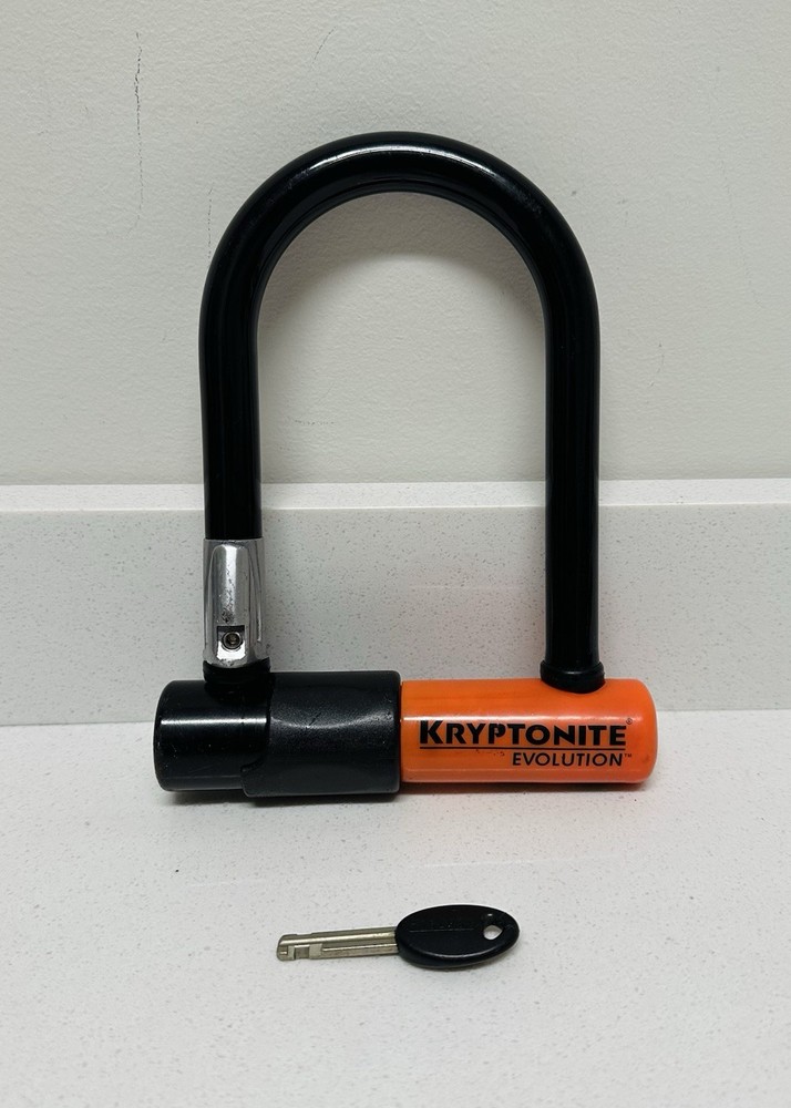 Kryptonite U-Lock Bike Lock w/ Flex Cable Double Loop Keyed Security