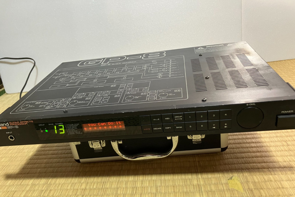 Roland GP-8 Guitar Effects Processor Multi Effector Rack Unit Used