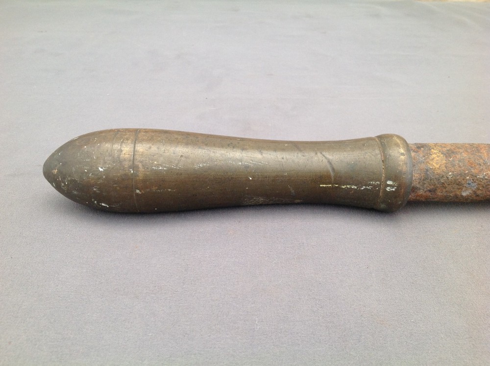 Vintage Bronze Handle Belay Pin, 19" Long