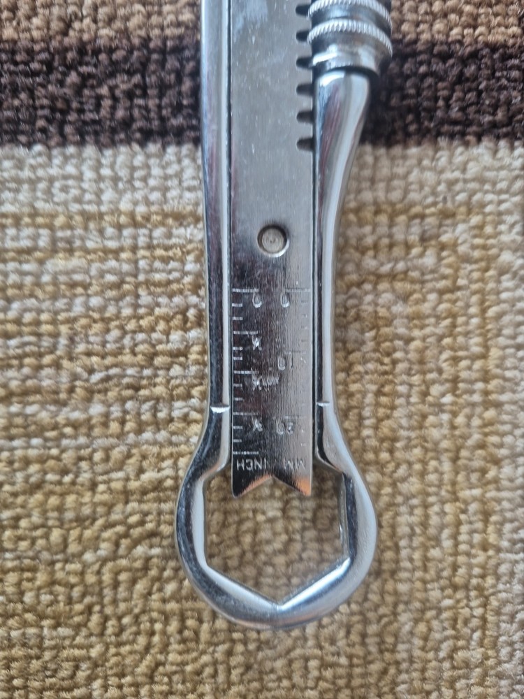 Rare Adjustable Ring Spanner Double Sided Wrench