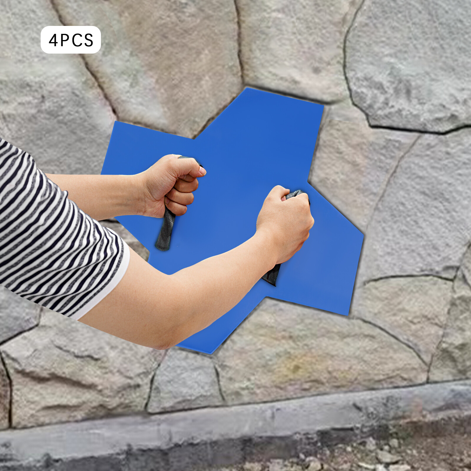 Concrete Texturing Skin Concrete Stamps Mats Set Polyurethane Concrete Stamping