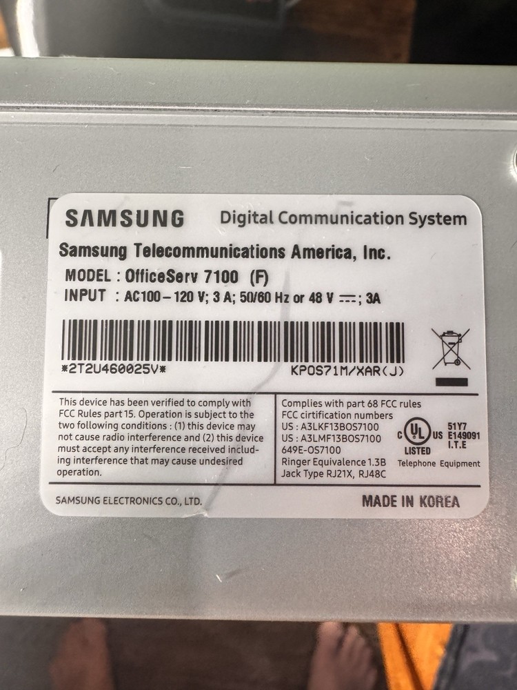 Samsung OfficeServ 7100